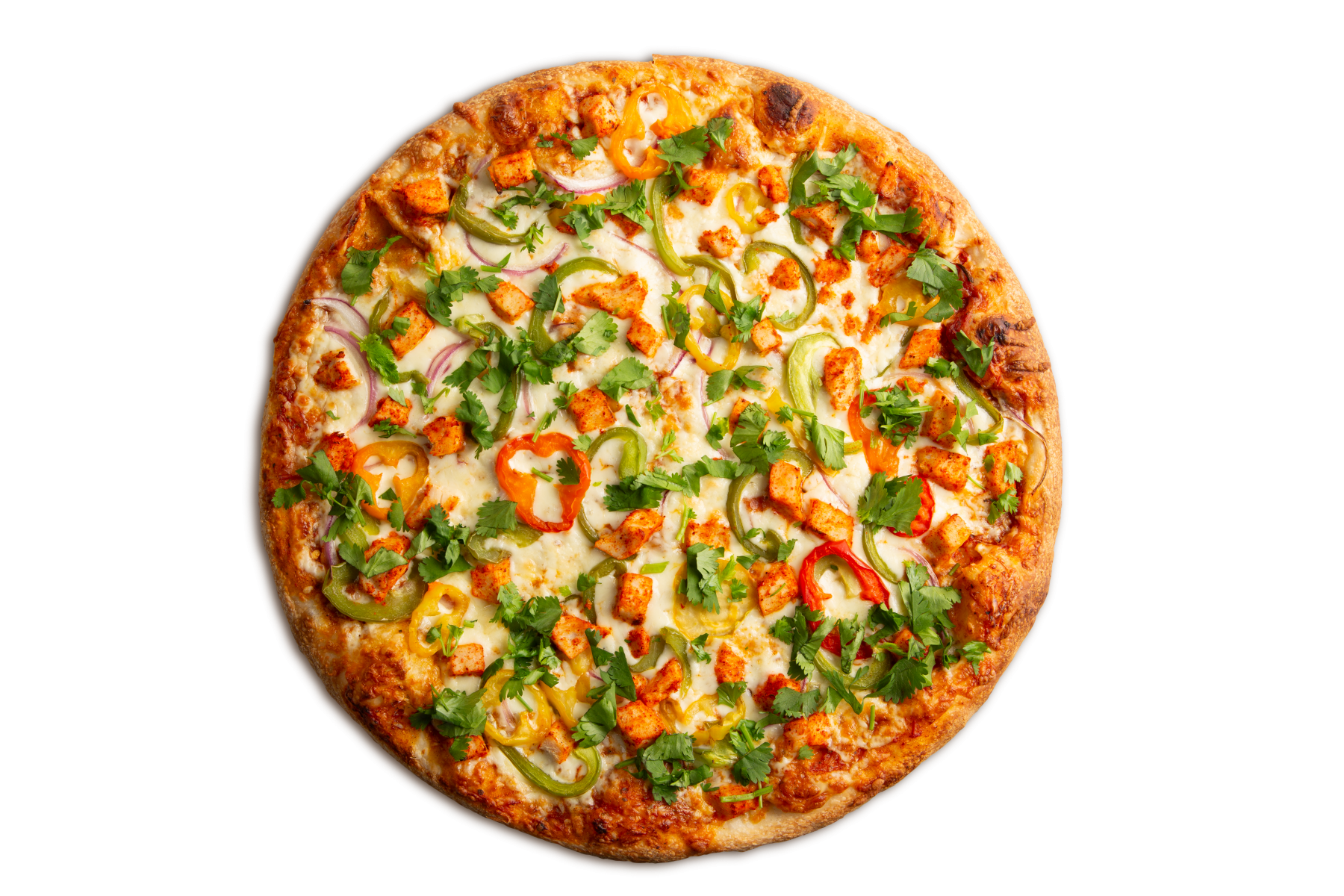 Lifestyle pizza photography with fresh ingredients