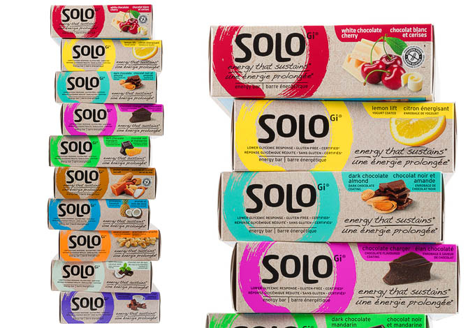 E-commerce stack of food product boxes